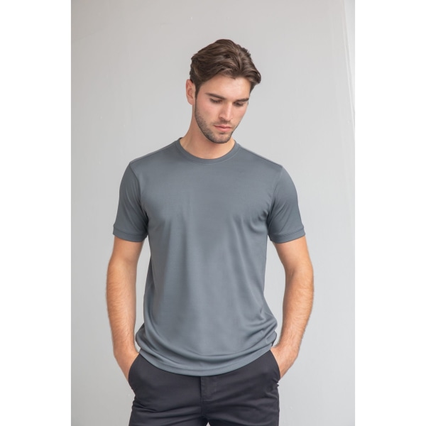 Henbury HiCool Performance T-shirt L Charcoal för män Charcoal L