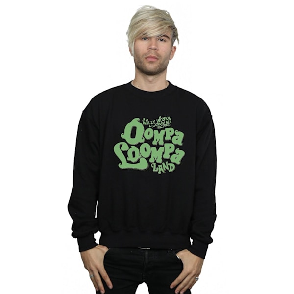 Willy Wonka Och Chokladfabriken Herr Oompa Loompa Land Sweatshirt Black XXL