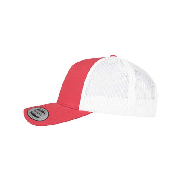 Flexfit Unisex Adult Two Tone 5 Panel Trucker Cap One Size Röd/ Red/White One Size