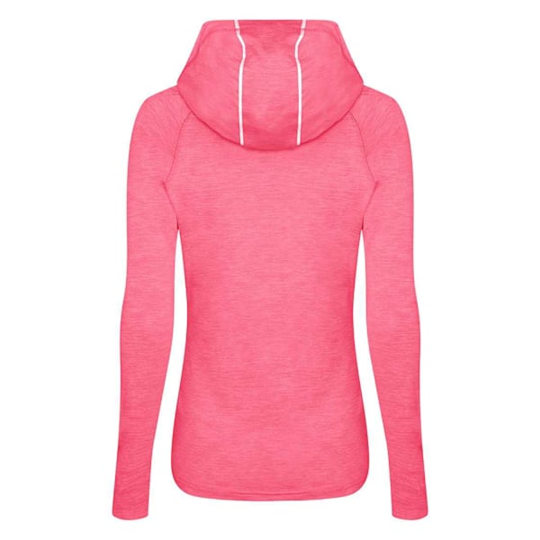 AWDis Just Cool Dam/Kvinnor Girlie Cowl Neck Baselayer Top XL Electric Pink Melange XL