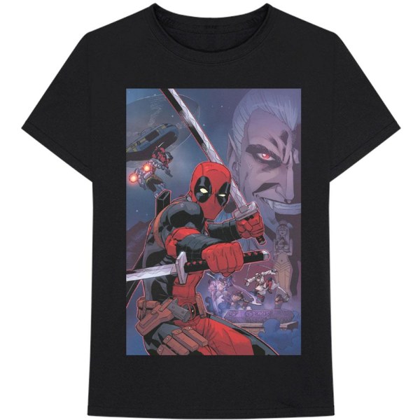 Deadpool Unisex Adult Deadpool Composite T-Shirt XXL Svart Black XXL