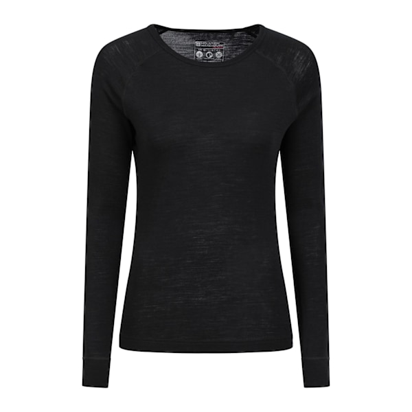 Mountain Warehouse Dam/Dam Merino II Termotopp 18 UK Svart Black 18 UK