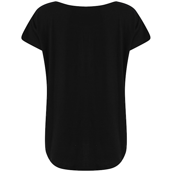 Tombo Dam/Dam Scoop Neck T-shirt XL Svart Black XL