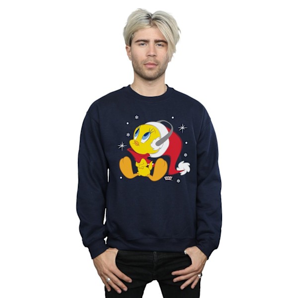 Looney Tunes Jul Tweety Sweatshirt XXL Marinblå Navy Blue XXL