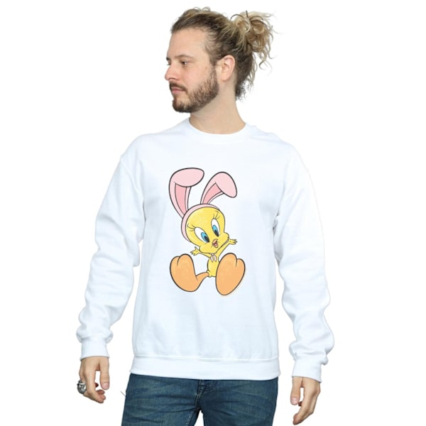 Looney Tunes Herr Tweety Pie Kaninöron Sweatshirt 4XL Vit White 4XL