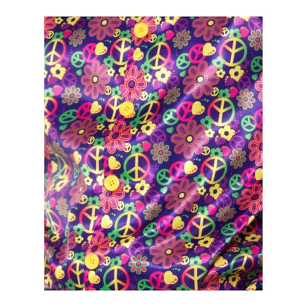 Smiffys Herr 60-tals Psykedelisk Skjorta XL Flerfärgad Multicoloured XL