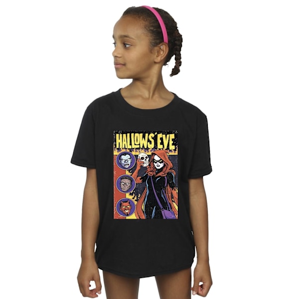 Marvel Girls Hallows Eve Comic Cover Bomull T-shirt 7-8 år B Black 7-8 Years