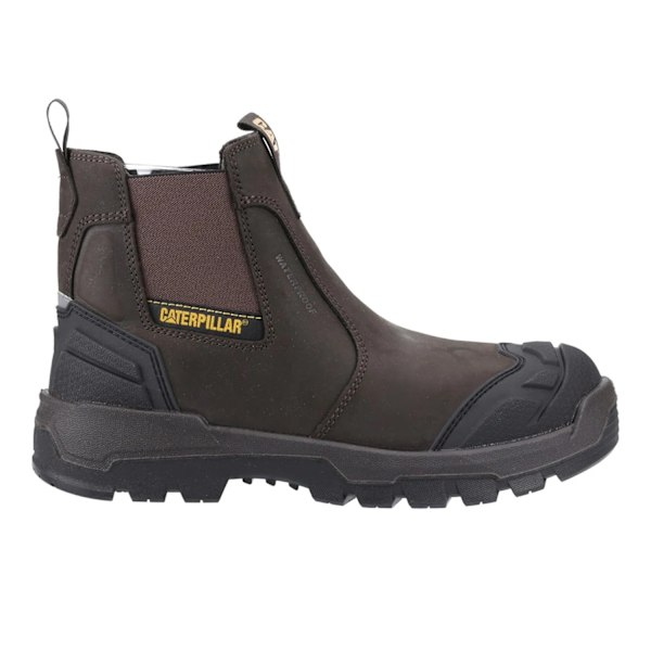 Caterpillar Striver XL Säkerhetsstövlar i Läder för Män 11 UK Brun/Gul Brown/Yellow 11 UK