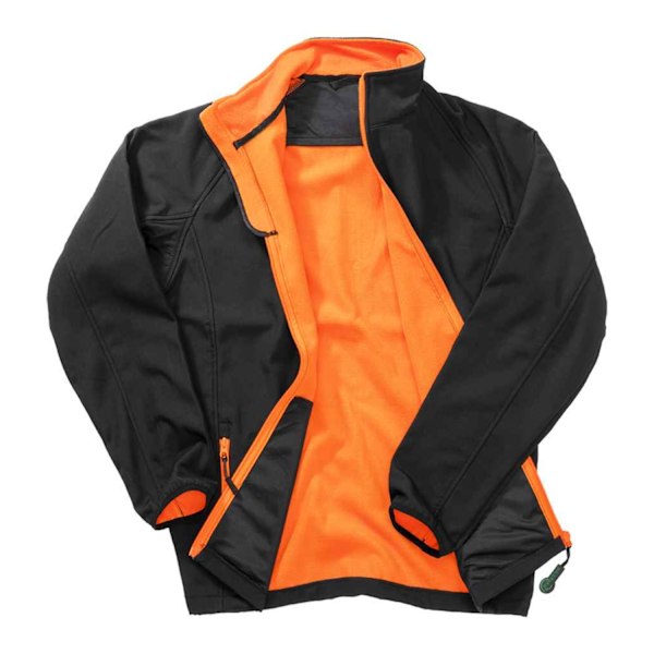 Result Core Mens Printable Soft Shell Jacket 3XL Svart/Orange Black/Orange 3XL