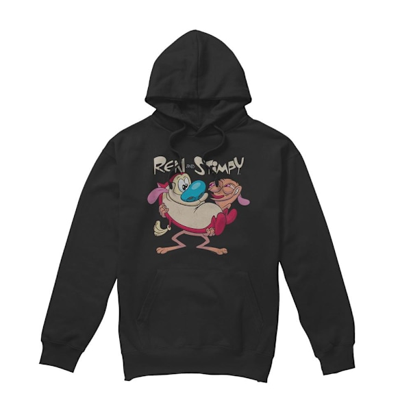 Ren & Stimpy Herr Two Of A Kind Hoodie S Svart Black S