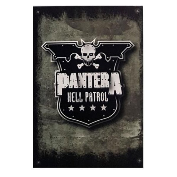 Pantera Hell Patrol Vykort One Size Grå/svart Grey/Black One Size