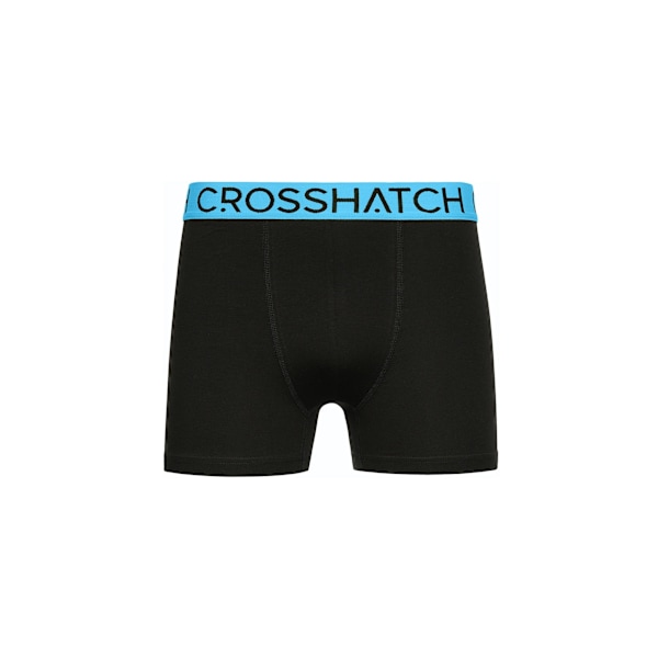 Crosshatch Mens Knightling MVE Boxer Shorts (3-pack) L Blå/ Blue/Black/Grey L