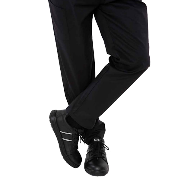 Dennys Unisex Vuxen Läder Säkerhetsskor 7 UK Svart Black 7 UK