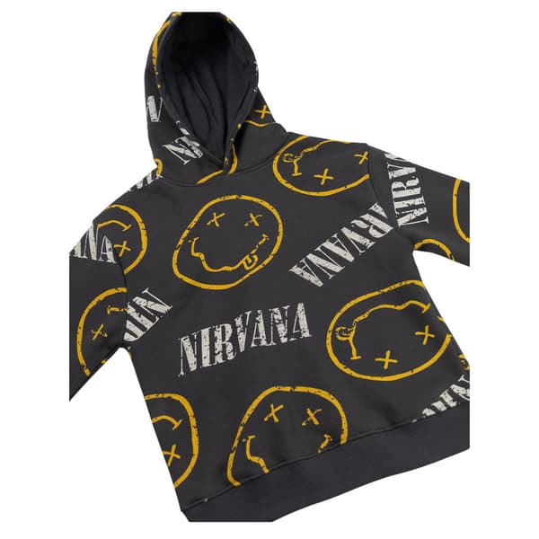 Nirvana Barn/Kids Logohuvtröja och Joggers Set 3-4 år Grå Grey 3-4 Years