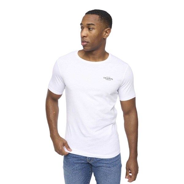 Crosshatch Herr Basicstandard T-shirt (5-pack) M Svart/Grå/ Black/Grey/White M