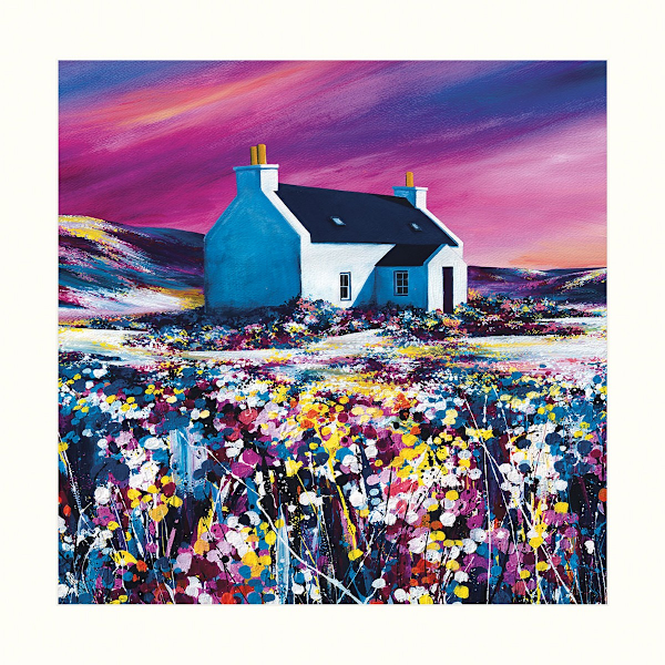 Avril Thomson Smith Sky Dance Print 40cm x 40cm Multifärgad Multicoloured 40cm x 40cm