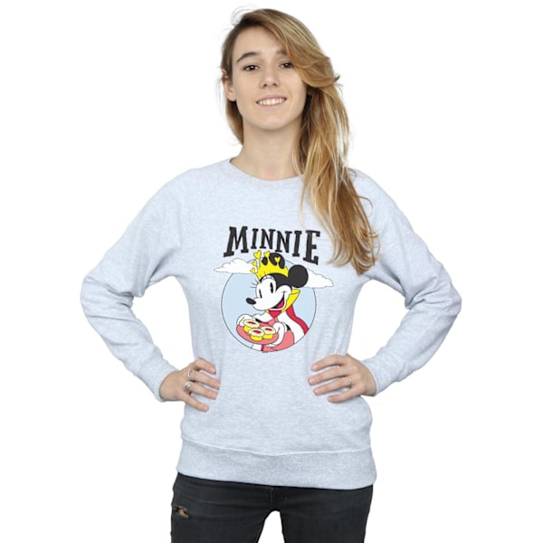 Disney Dam/Damer Minnie Mouse Queen Sweatshirt XL Sports Grå Sports Grey XL