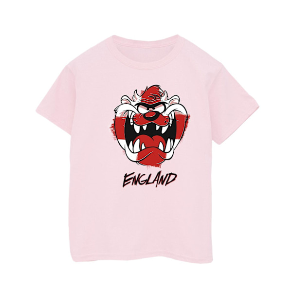 Looney Tunes Boys Taz England Face T-Shirt 3-4 år Babyrosa Baby Pink 3-4 Years