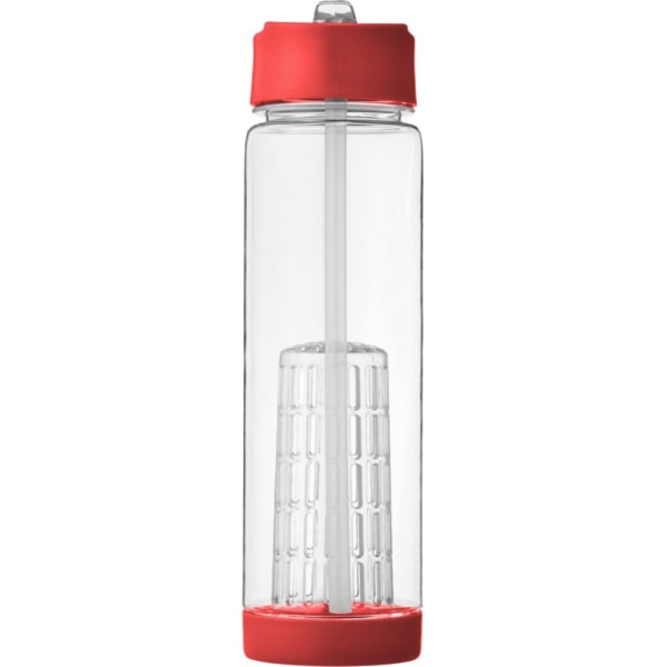 Bullet Tutti Frutti Flaska Med Infuser 25.9 x 7.1 cm Transparent/Röd Transparent/Red 25.9 x 7.1 cm