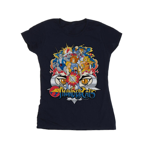 Thundercats Dam/Damer Action Group Shot Bomull T-shirt XXL Navy Blue XXL