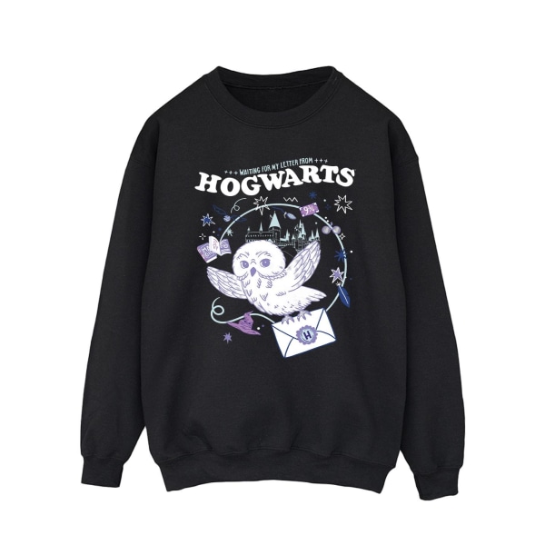 Harry Potter Herr Sweatshirt med uggla och brev från Hogwarts 3XL Marinblå Navy Blue 3XL