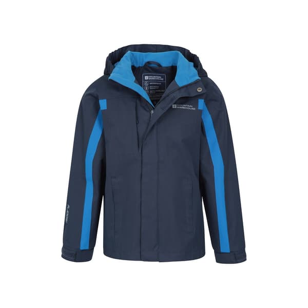 Mountain Warehouse Barn/Barn Samson II Vattentät Jacka 1 Navy 11-12 Years