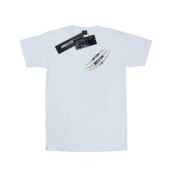 Supernatural Herr Symbol Scratch T-Shirt S Vit White S