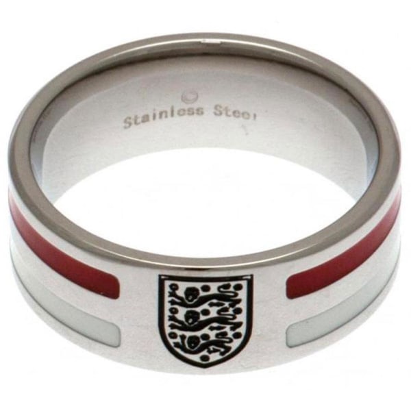 England FA Color Stripe Ring Medium Silver/Röd/Vit Silver/Red/White Medium