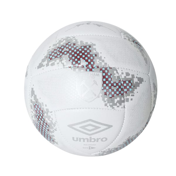 Umbro Neo Swerve West Ham United FC Fotboll 5 Vit/Silver/Cer White/Silver/Cerulean/New Claret 5