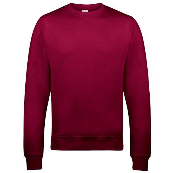 AWDis Just Hoods AWDis Unisex Crew Neck Plain Sweatshirt (280 G Burgundy XS