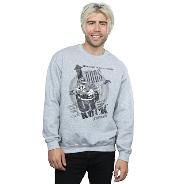 Looney Tunes Herr Bugs Bunny What´s Up Rock Sweatshirt L Sports Sports Grey L