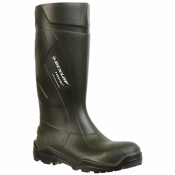 Dunlop Vuxen Unisex Purofort Plus Säkerhetsstövlar Green 4 UK