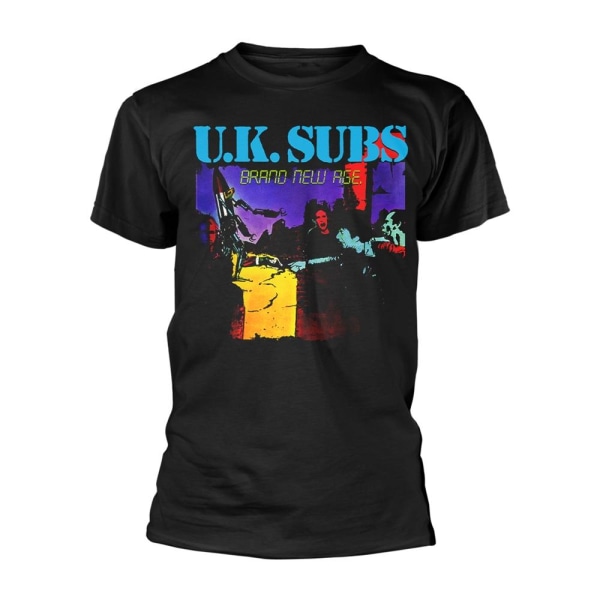 UK Subs Unisex Vuxen Brand New Age T-Shirt S Svart Black S