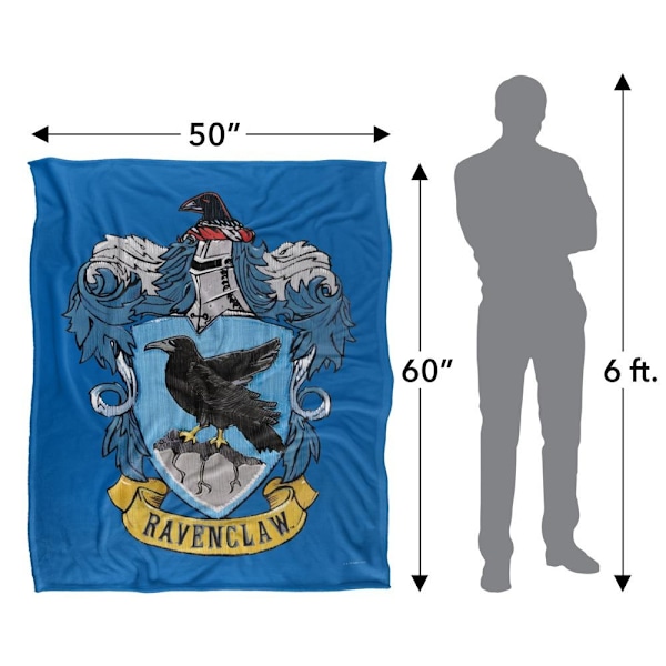 Harry Potter Ravenclaw Broderat Vapen Filt One Size Multicol Multicoloured One Size