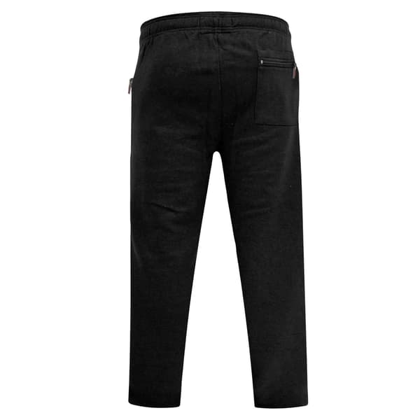 Duke Herr Joggingbyxor D555 Albert Rockford Open Hem Kingsize Black 2XL