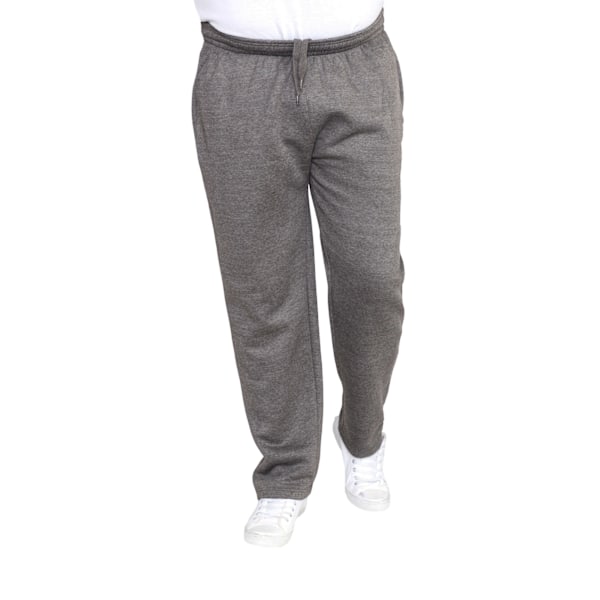 Duke Herr Joggingbyxor D555 Albert Rockford Open Hem Kingsize Grey 4XL