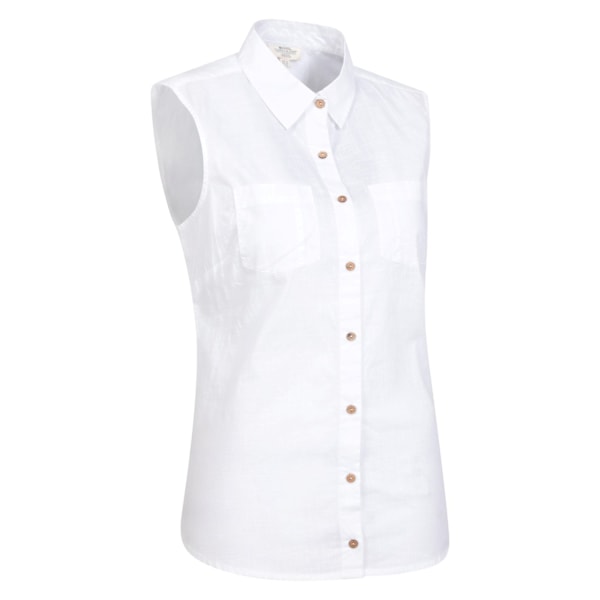 Mountain Warehouse Dam/Dam Coconut Ärmlös Skjorta 12 UK White 12 UK