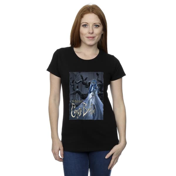 Corpse Bride Dam Bröllopsklänning Affisch Bomulls T-shirt L Black L
