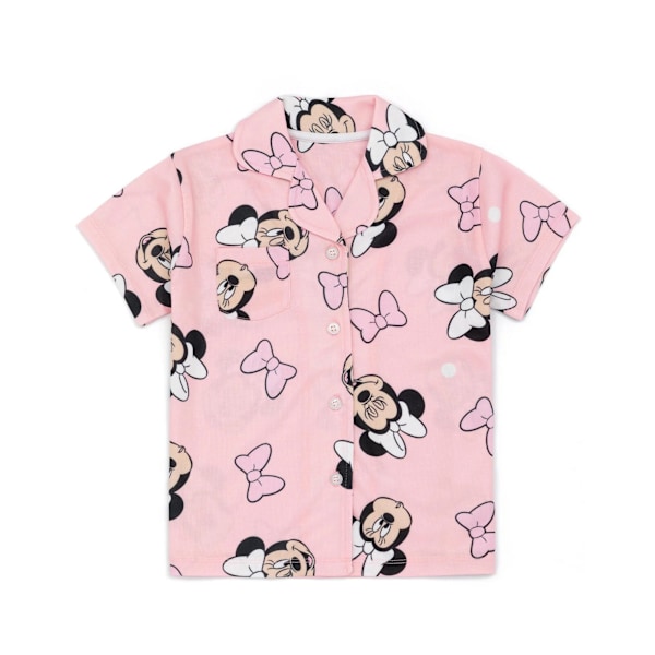 Disney Flickor Minnie Mouse Pyjamasset 4-5 År Rosa Pink 4-5 Years