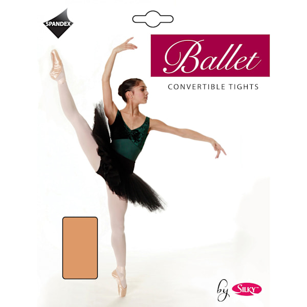 Silky Girls Dance Ballet Strumpbyxor Konvertibla (1 Par) 11-13 År Tan 11-13 Years