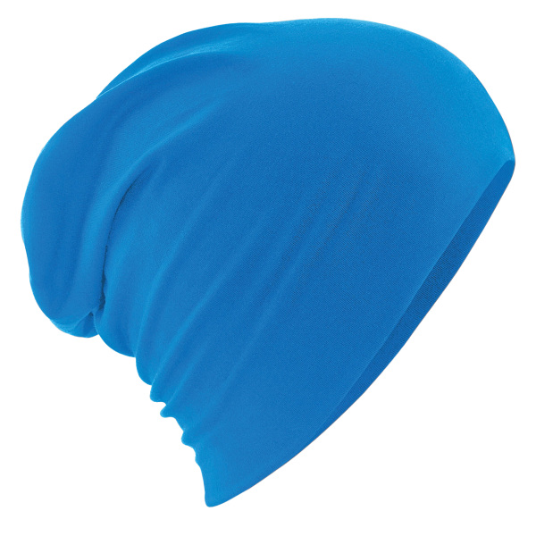 Beechfield Unisex Vuxen Hemsedal Cotton Slouch Beanie One Size Sapphire Blue One Size
