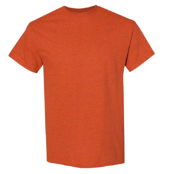 Gildan Herr kraftig bomull kortärmad T-shirt 2XL Antik Orang Antique Orange 2XL