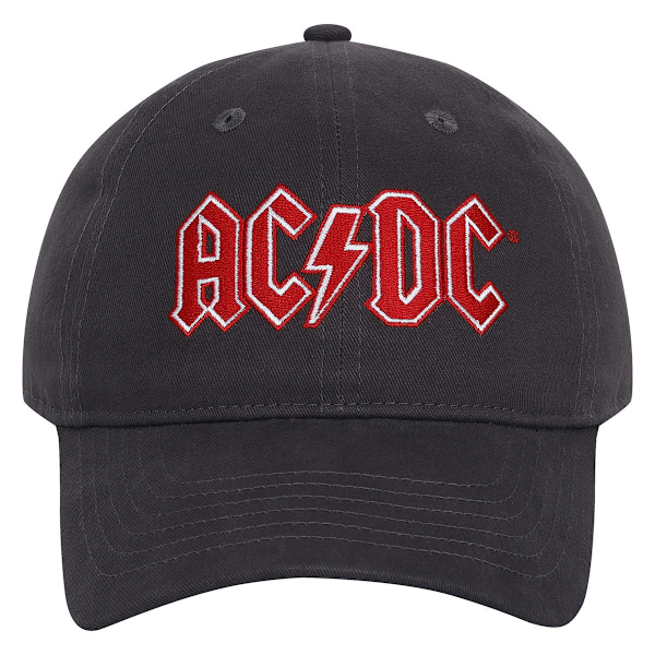 Förstärkt AC/DC-keps i kolgrå, one size Charcoal One Size