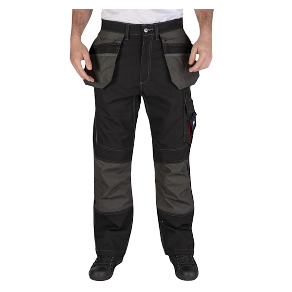 Lee Cooper Herr Reflekterande Cargo Byxor 32R Svart Black 32R
