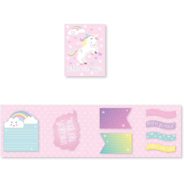 Anker Believe In Magic Unicorn Klisterlappar Set One Size Rosa/M Pink/Multicoloured One Size