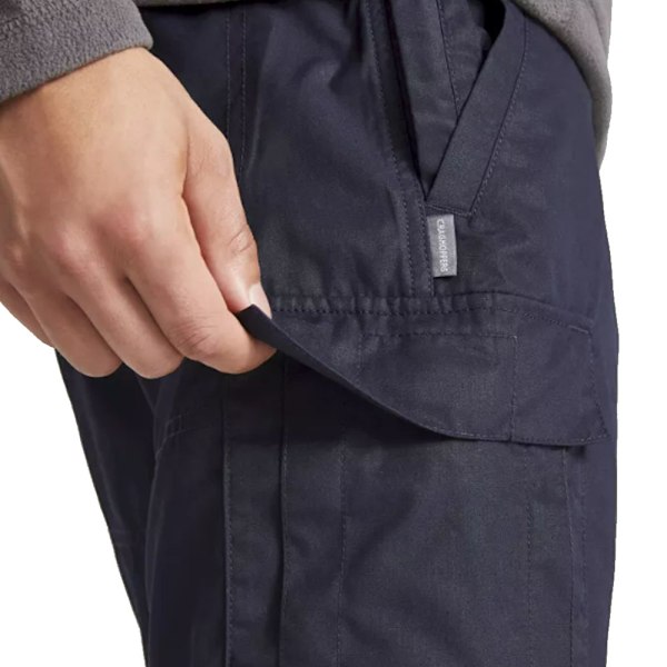 Craghoppers Expert Kiwi Konvertibla Skräddarsydda Byxor Herr 34R Dark Navy 34R