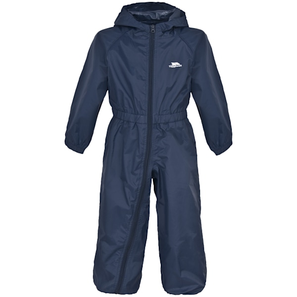 Trespass Barn/Barnknapp Vattentät Regnställ 3/4 År N Navy Blue 3/4 Years
