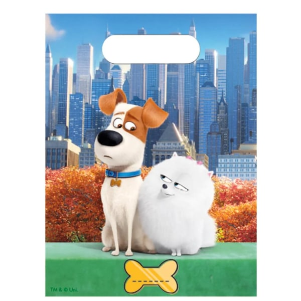 The Secret Life Of Pets Characters Partyväskor (paket med 6) One S Multicoloured One Size