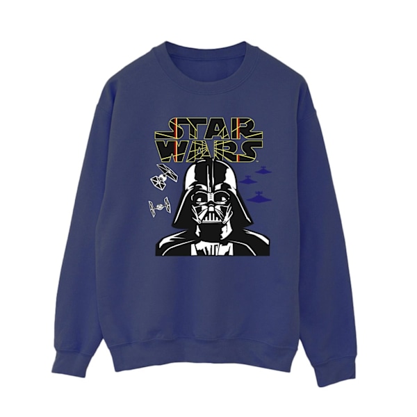 Star Wars Dam Darth Vader Comp Logo Sweatshirt M Marinblå Navy Blue M