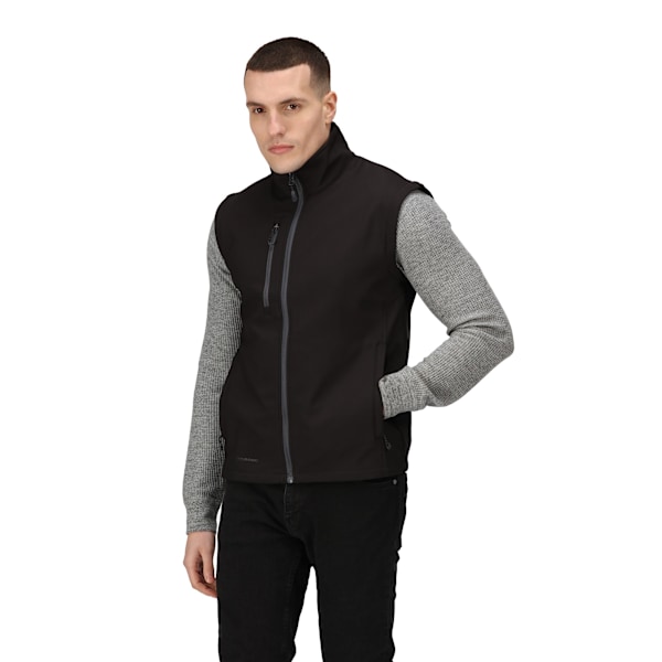Regatta Professional Herr Softshell Återvunnen Kroppsvärmare M Svart Black M